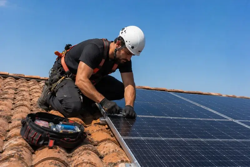 Maintenance et monitoring de panneaux solaires à Saint-Molf